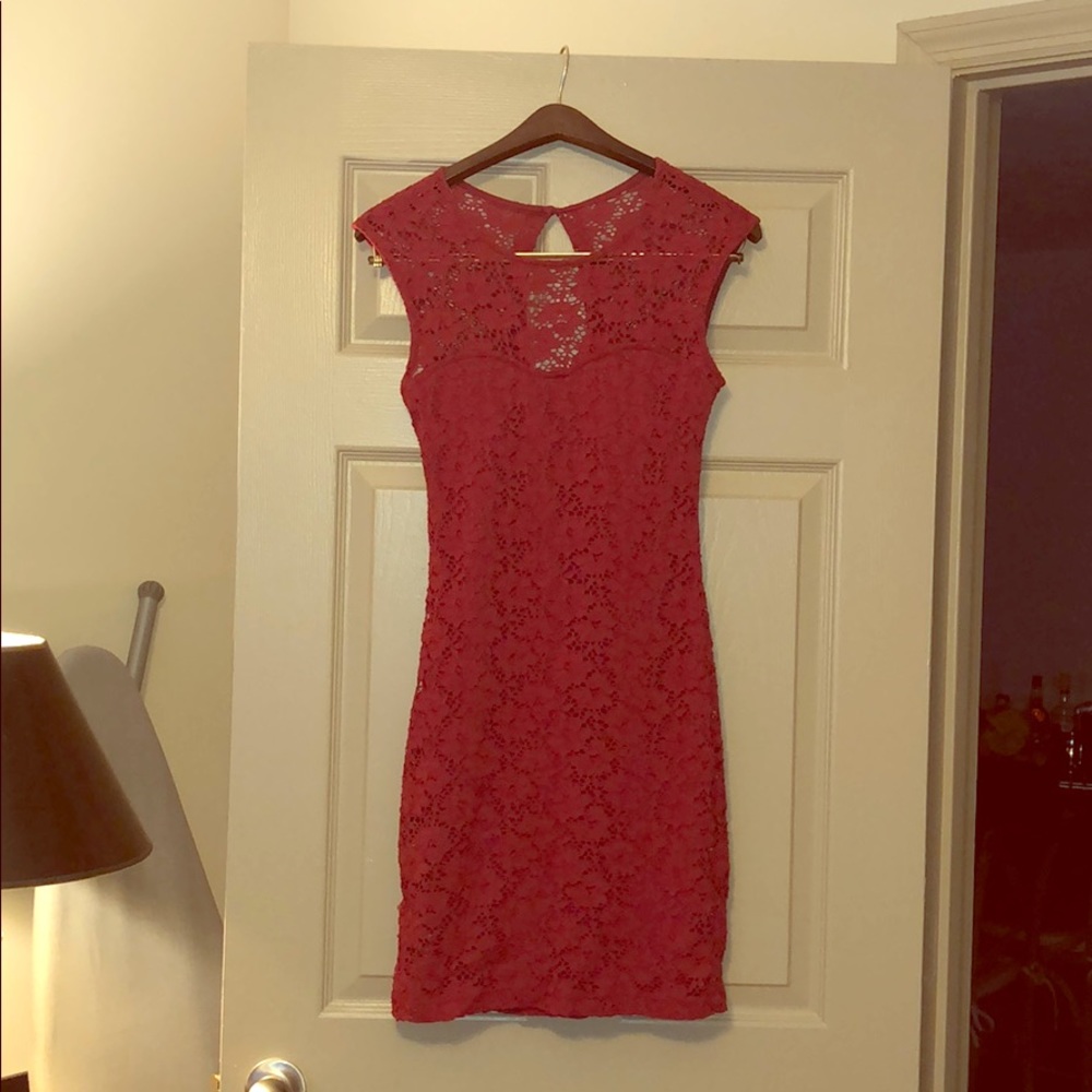 Dress Red Lace